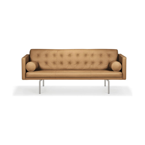 Ritzy 3-sits soffa från Dux i cognac läder.