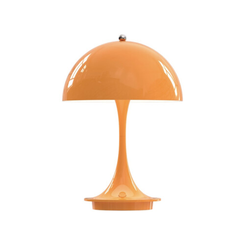 Portabel lampa Panthella 160 från Louis Poulsen i orange
