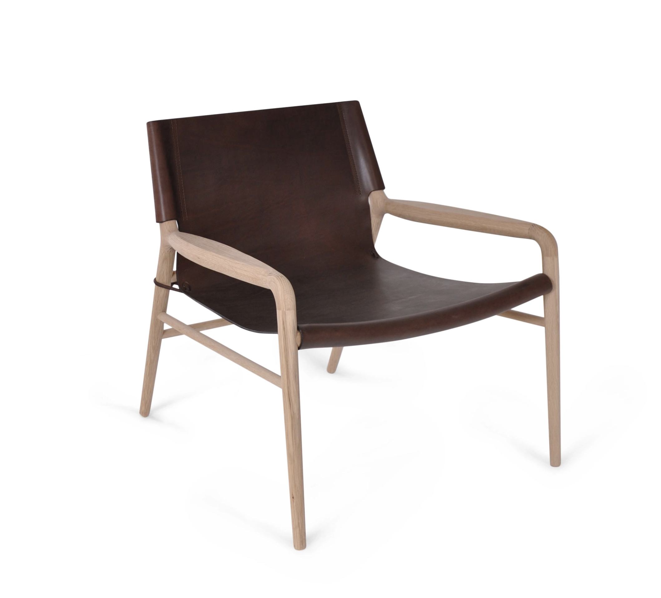 Ox Denmarq Rama chair Ox Denmarq Rama chair med svart läder och ljus ek