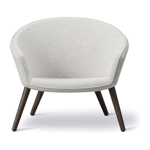 Ditzel lounge chair i tyg och mörka ben