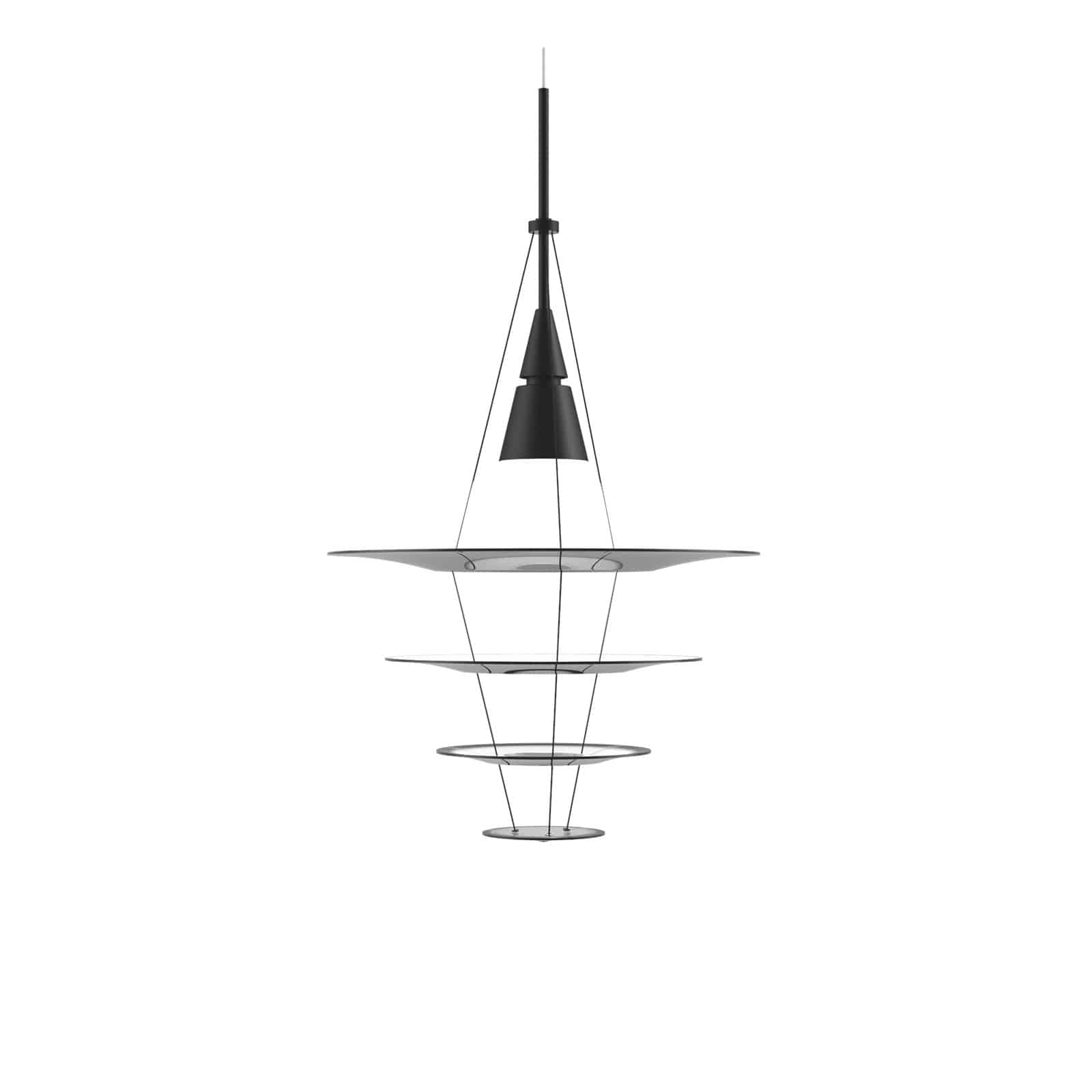 Louis Poulsen Enigma 425 Enigma taklampa från louis poulsen i svart