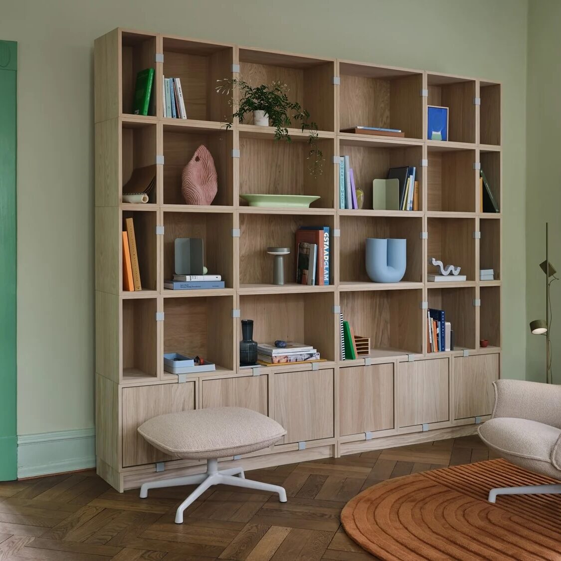 MUUTO Stacked Storage System oak MUUTO Stacked Storage System oak