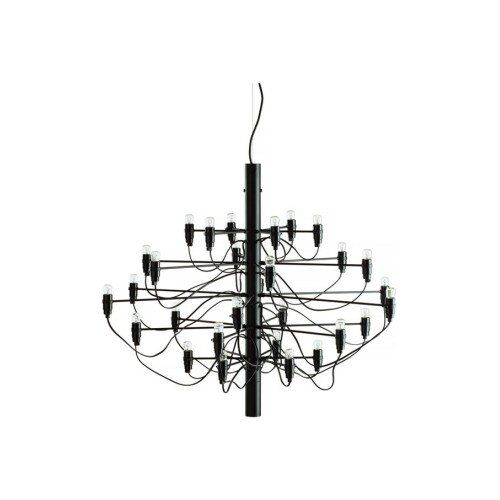 FLOS 2097/30 svart takkrona