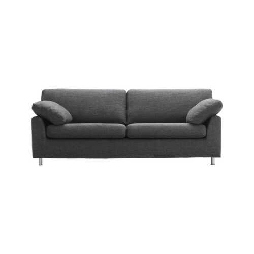 Fredrik soffa från DUX finns i flera olika färger och i olika tyger eller läder.
