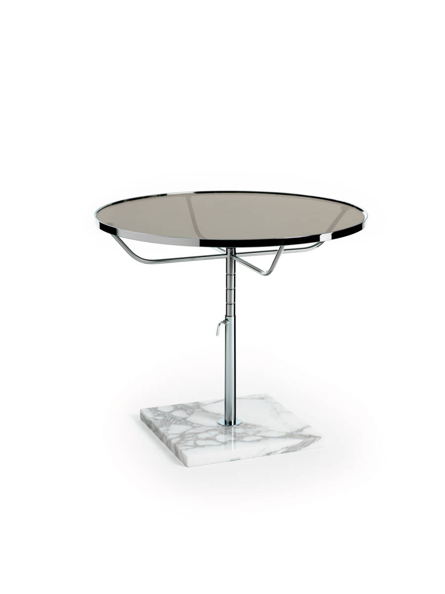 DUX Pronto Bord XL Ett klassiskt runt bord i krom från DUX.