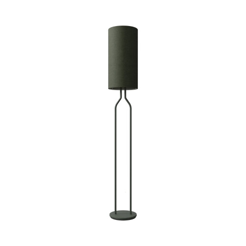 Belid Bottle golvlampa är tillverkad av metall.