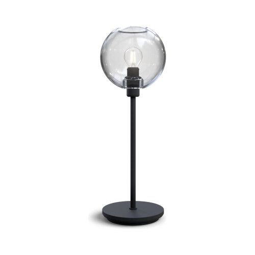 Belid Gloria bordslampaGloria bordslampa är en lampa i glas med färgen mässing/rökfärgat glas.