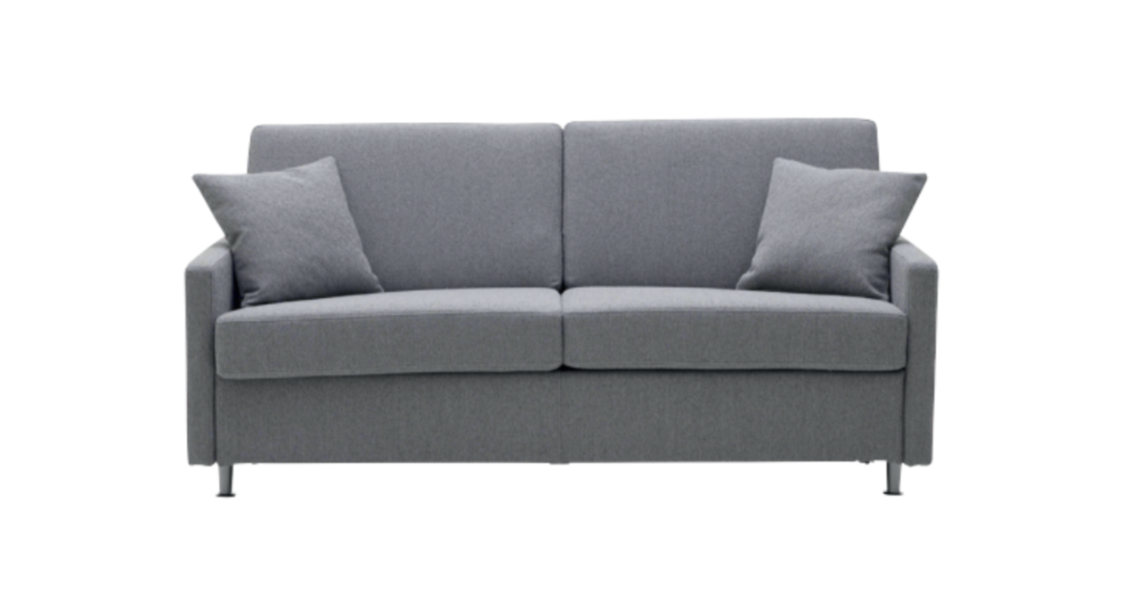 Ire original bäddsoffa Ire original bäddsoffa består av 12 cm resårmadrass och avtagbar klädsel.