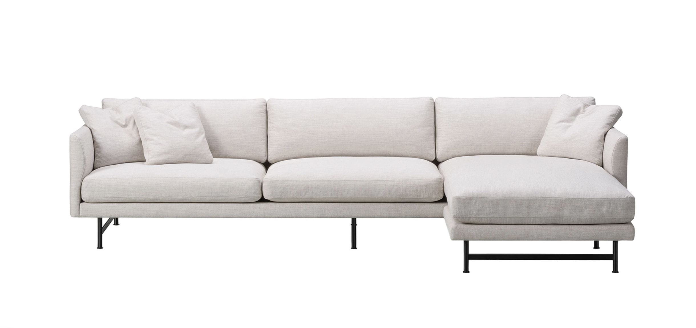 Fredericia Calmo 3-seater chaise Calmo 3-Seater Chaise där stommen är tillverkad av massivt trä.