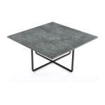 Ninety Medium Table från OxDenmarq med stenskiva och svart underrede