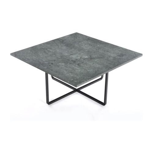 Ninety Medium Table från OxDenmarq med stenskiva och svart underrede