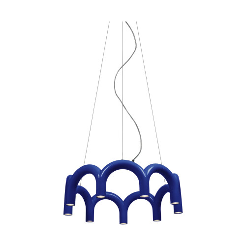 Oblure Arch Circle taklampa med bågar formade som "m" i en cirkel
