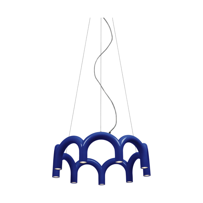 Oblure Arch Circle taklampa med bågar formade som "m" i en cirkel