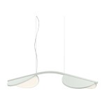 FLOS Almendra s2 long lampa i vitt