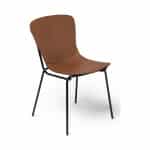 Stol i läder cognac från David Design