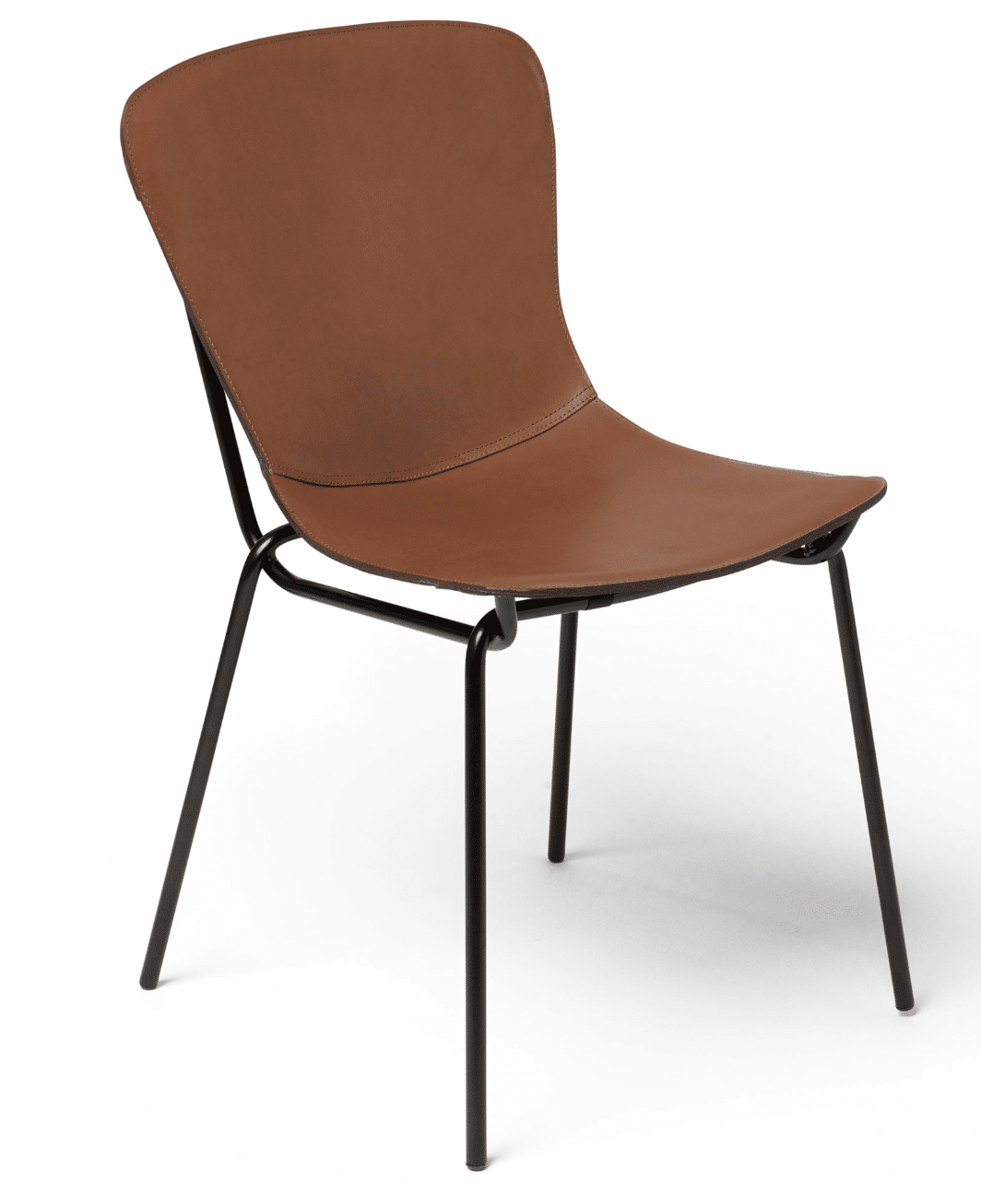 David Design Hammock chair Stol i läder cognac från David Design