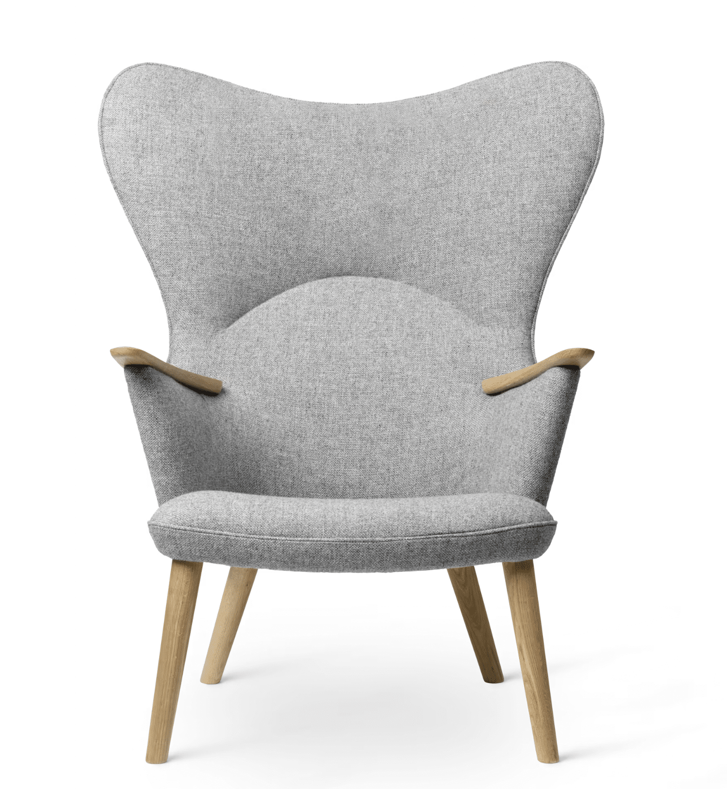 Carl Hansen CH78 Mama Bear Carl Hansen CH78 Mama Bear fåtölj i grått tyg med ek.