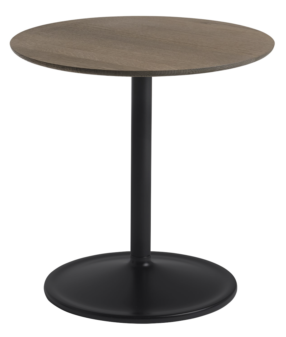 Soft Side Table Soft side table i rökt ek, svart underrede