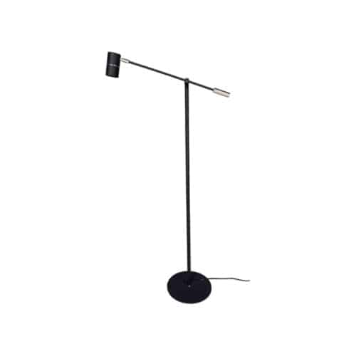 Texa Design Trevi golvlampa svart/nickel